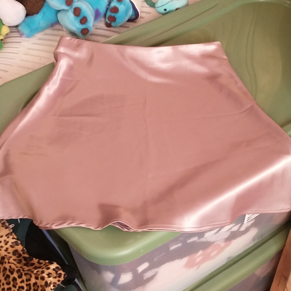 Purple Shimmer mini skirt